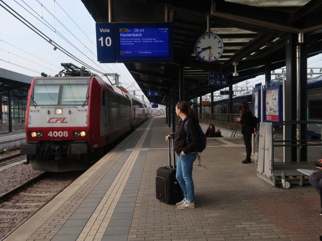 Sabine im Gare Lëtzebuerg (22. Mai)