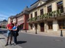 Ich und Sabine in der Grand-Rue in Gréiwemaacher (20. Mai)