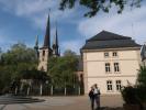 Sabine und ich am Place de Clairefontaine in Lëtzebuerg (21. Mai)