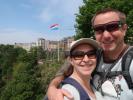 Sabine und ich am Place de la Constitution in Lëtzebuerg (21. Mai)