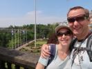 Sabine und ich am Place de la Constitution in Lëtzebuerg (21. Mai)