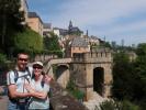 Ich und Sabine bei der Porte espagnole in Lëtzebuerg (21. Mai)