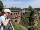 Sabine auf der Festung Lëtzebuerg (21. Mai)