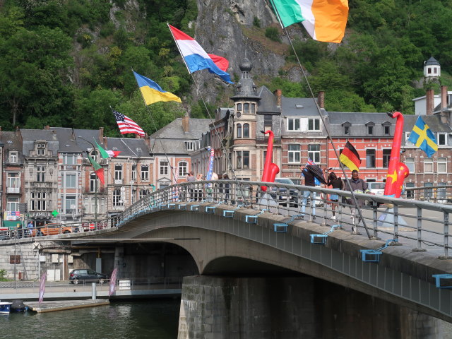 Pont Charles de Gaulle in Dinant (23. Mai)