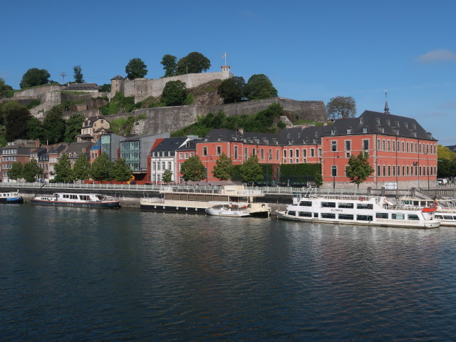 Quai des Chasseurs Ardennais in Namur (24. Mai)