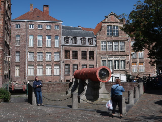 Sabine am Grootkanonplein in Gent (26. Mai)