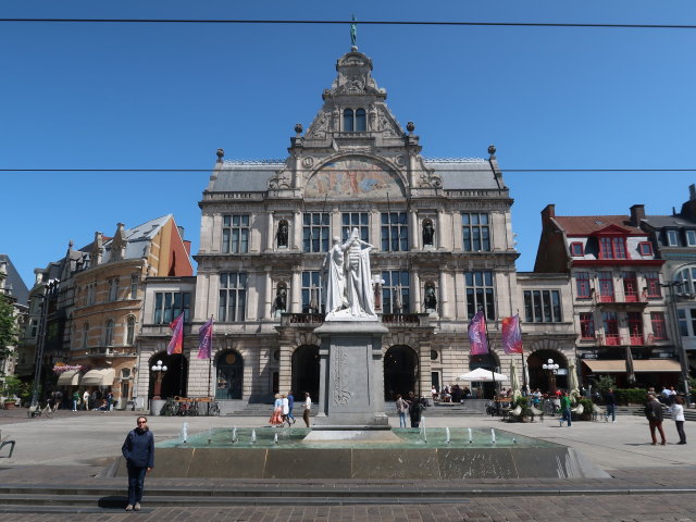 Sabine beim Nederlands Toneel in Gent (26. Mai)