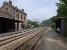 Sabine im Gare de Aywaille, 136 m (22. Mai)