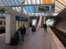 Sabine im Gare de Liège-Guillemins (22. Mai)