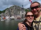 Sabine und ich bei der Pont Charles de Gaulle in Dinant (23. Mai)