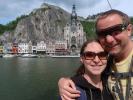 Sabine und ich bei der Pont Charles de Gaulle in Dinant (23. Mai)