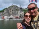 Sabine und ich bei der Pont Charles de Gaulle in Dinant (23. Mai)