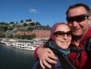 Sabine und ich auf der Passerelle l'Enjambée in Namur (24. Mai)