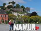 Ich und Sabine am Grognon in Namur (24. Mai)