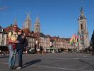 Ich und Sabine am Grand Place in Tournai (24. Mai)