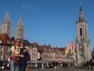 Ich und Sabine am Grand Place in Tournai (24. Mai)