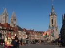 Ich und Sabine am Grand Place in Tournai (24. Mai)