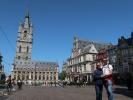 Sabine und ich am Sint-Baafsplein in Gent (26. Mai)