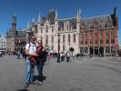 Ich und Sabine im Grote Markt in Brugge (26. Mai)