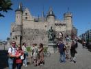 Ich und Sabine bei der Het Steen in Antwerpen (27. Mai)