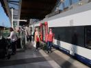 Sabine in der Station Mechelen (27. Mai)