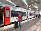 Sabine in der Station Leuven (28. Mai)