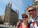 Sabine und ich beim Stadhuis in Leuven (28. Mai)