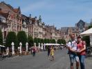 Ich und Sabine im Oude Markt in Leuven (28. Mai)