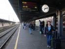 Sabine in der Station Brussel-Zuid (29. Mai)