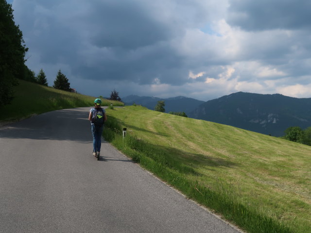 Sabine zwischen Klammer Kapelle und Tirolerhof