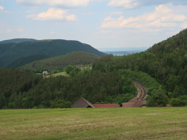 Semmeringbahn zwischen Küb und Eichberg