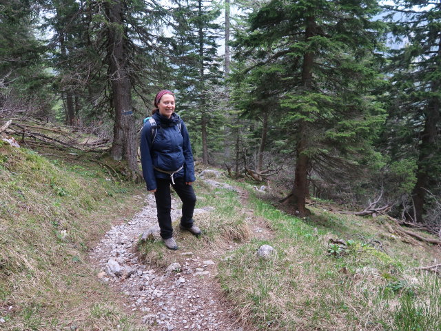 Sabine zwischen Praterstern und Wolfgang-Dirnbacher-H&uuml;tte