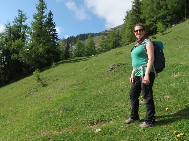 Sabine zwischen Karreralm und Jahnh&uuml;tte