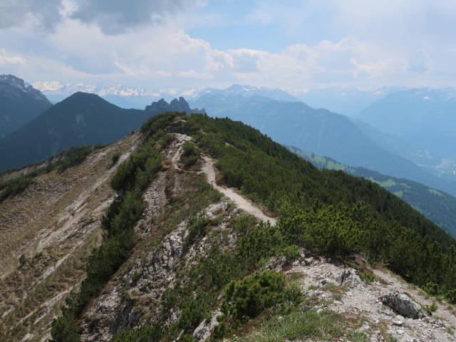 vom Hohen Fra&szlig;en Richtung S&uuml;dosten (8. Juni)