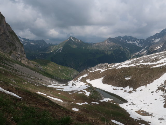 zwischen Disnerbergalpe und Muttawangjoch (10. Juni)