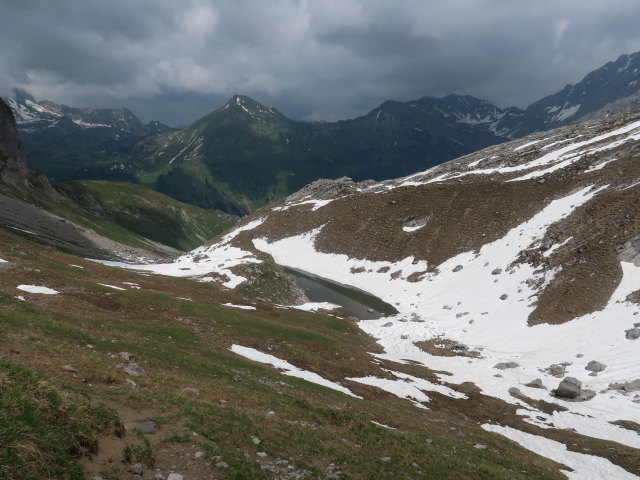 zwischen Disnerbergalpe und Muttawangjoch (10. Juni)