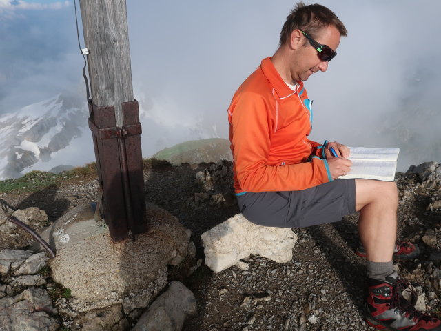 Ich auf der Hochkünzelspitze, 2.397 m (11. Juni)