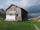 Winterraum der Biberacher Hütte, 1.846 m (10. Juni)