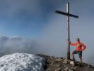 Ich auf der Hochkünzelspitze, 2.397 m (11. Juni)