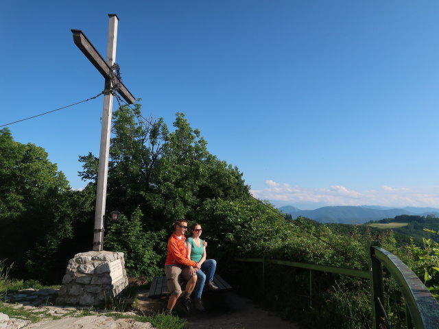 Ich und Sabine am Blassenstein, 844 m