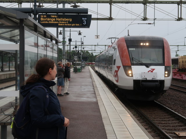 Sabine in der Falun Centralstation (18. Juni)