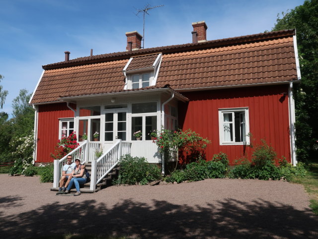 Ich und Sabine in Astrid Lindgrens Näs in Vimmerby (23. Juni)