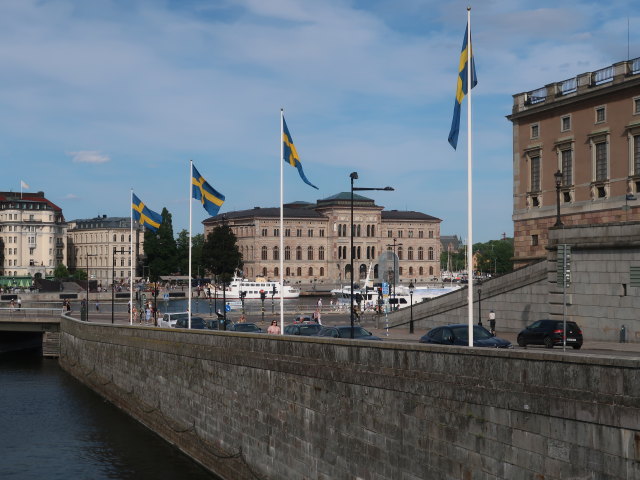 Slottskajen in Stockholm (24. Juni)