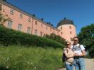 Sabine und ich beim Uppsala Slott (17. Juni)