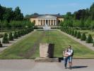 Sabine und ich im Botaniska Trädgården in Uppsala (17. Juni)