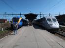 Sabine in der Sundsvall Centralstation (17. Juni)