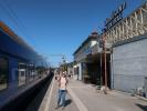 Sabine in der Härnösand Centralstation (17. Juni)