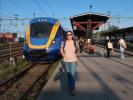 Sabine in der Sundsvall Centralstation (17. Juni)