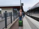 Sabine in der Falun Centralstation (18. Juni)