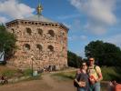 Sabine und ich bei der Skansen Kronan in Göteborg (19. Juni)